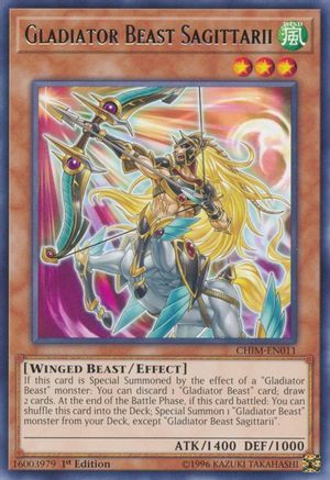 Gladiator Beast Sagittarii (CHIM-EN011) - Rare - Chaos Impact