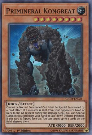 Primineral Kongreat (CHIM-EN024) - Super Rare - Chaos Impact