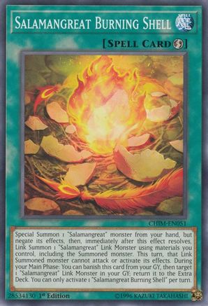 Salamangreat Burning Shell (CHIM-EN051) - Common - Chaos Impact