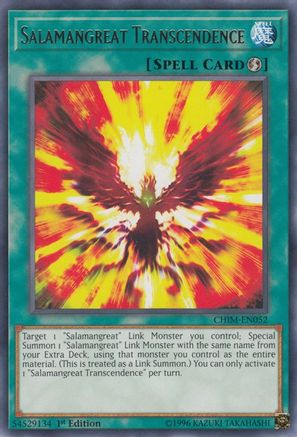 Salamangreat Transcendence (CHIM-EN052) - Rare - Unlimited - Chaos Impact