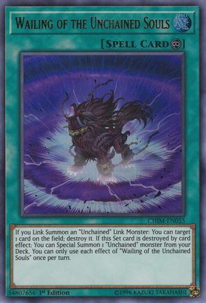Wailing of the Unchained Souls (CHIM-EN055) - Ultra Rare - Chaos Impact