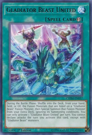 Gladiator Beast United (CHIM-EN057) - Rare - Chaos Impact