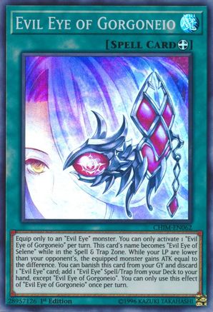 Evil Eye of Gorgoneio (CHIM-EN062) - Super Rare - Chaos Impact