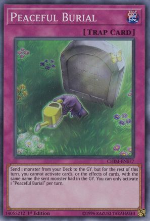 Peaceful Burial (CHIM-EN077) - Super Rare - Chaos Impact
