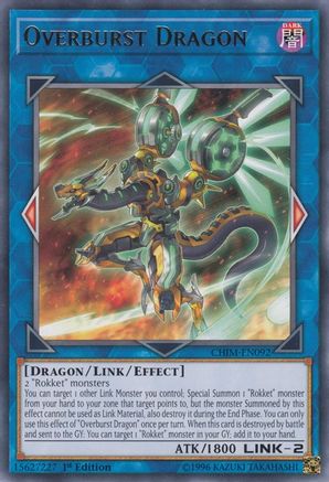 Overburst Dragon (CHIM-EN092) - Rare - Unlimited - Chaos Impact