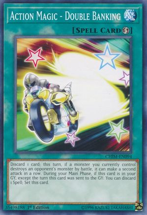 Action Magic - Double Banking (CHIM-EN094) - Common - Unlimited - Chaos Impact