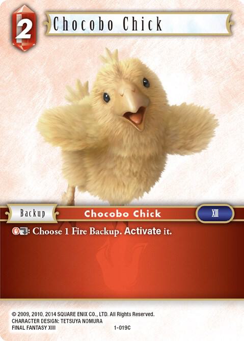 Chocobo Chick 1-019C (Opus I) 