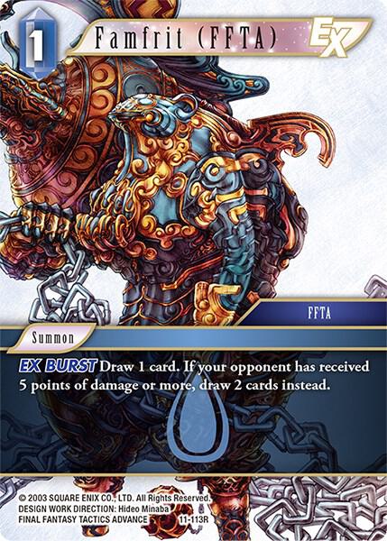Famfrit (FFTA) EX 11-113R (Opus XI)  - Foil