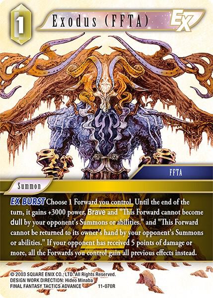 Exodus (FFTA) EX 11-070R (Opus XI) 