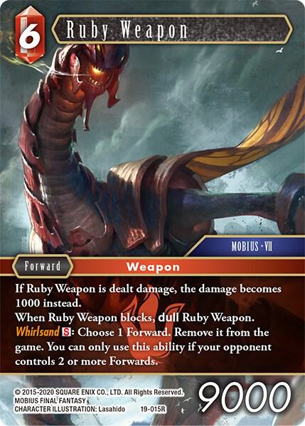 Ruby Weapon 19-015R (From Nightmares) 