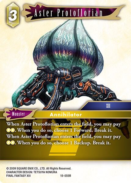 Aster Protoflorian 19-059R (From Nightmares) 