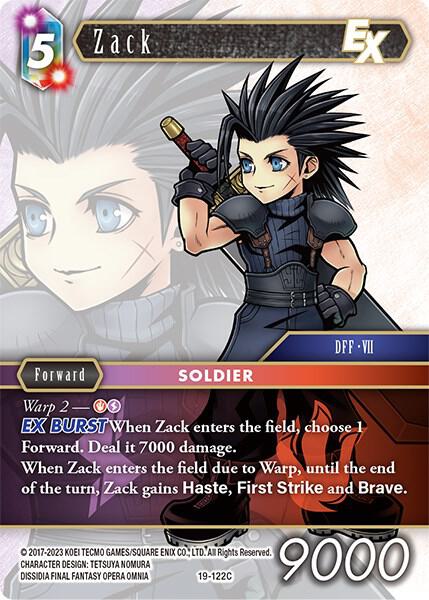 Zack EX 19-122C (From Nightmares) 