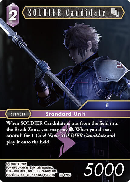 SOLDIER Candidate 25-079C (Tears of the Planet) 
