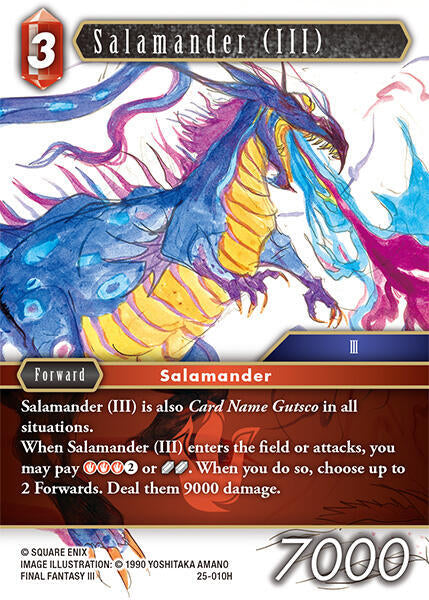 Salamander (III) 25-010H (Tears of the Planet)  - Foil