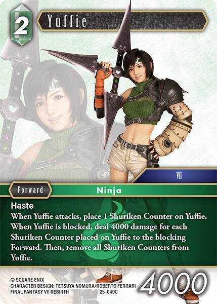 Yuffie 25-049C (Tears of the Planet) 