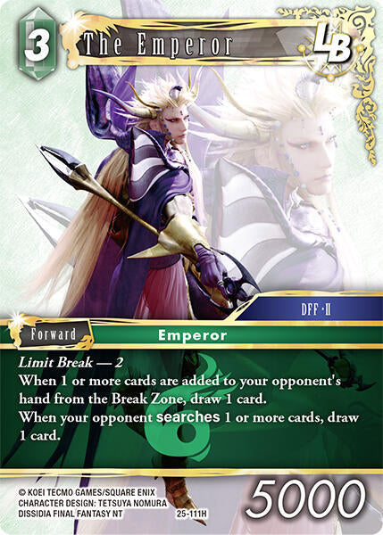 The Emperor 25-111H (Tears of the Planet)  - Foil
