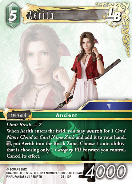 Aerith 25-110R (Tears of the Planet) 