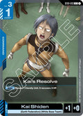 Kais Resolve ST01-013 (Starter Deck 01: Heroic Beginnings) 