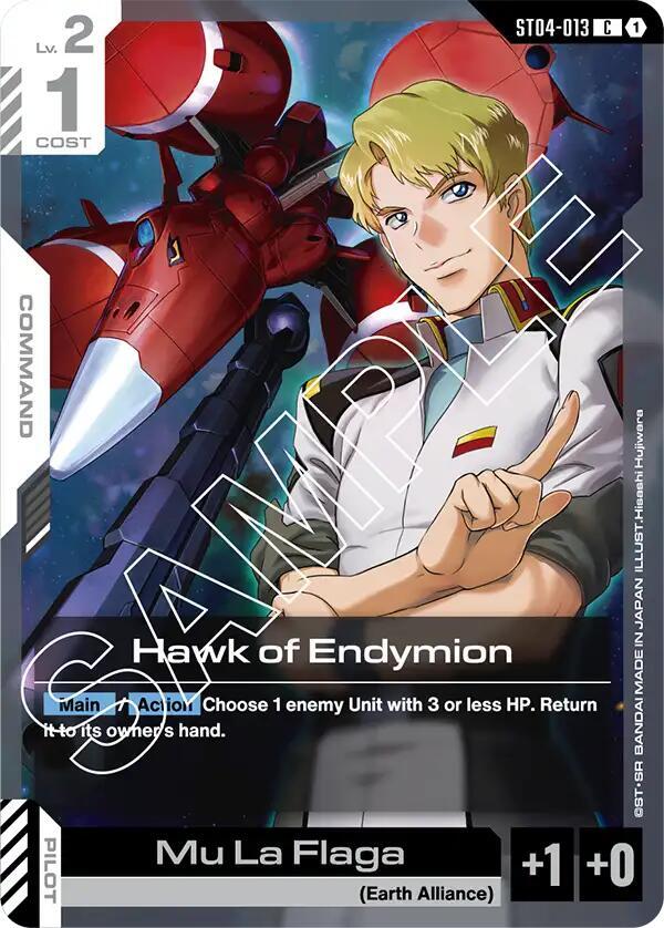 Hawk of Endymion ST04-013 (Starter Deck 04: SEED Strike) 