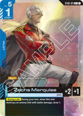 Zechs Merquise ST02-011 (Starter Deck 02: Wings of Advance)  - Holofoil