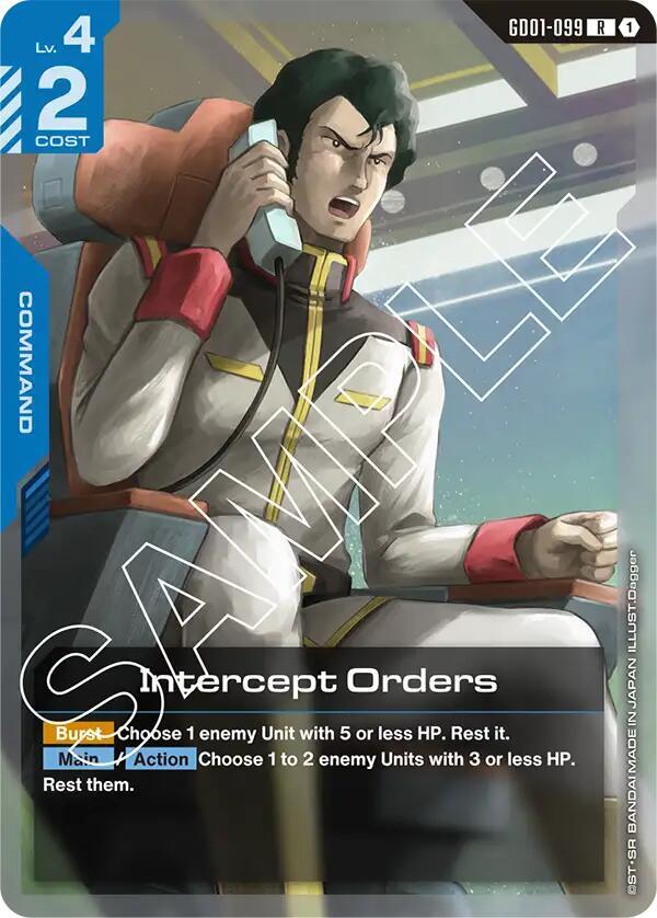 Intercept Orders GD01-099 (Newtype Rising)  - Holofoil