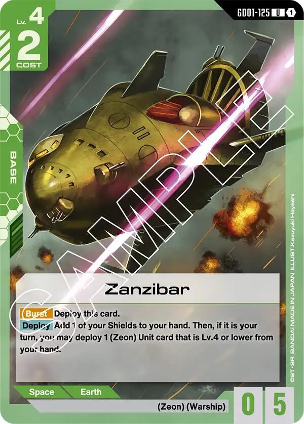 Zanzibar GD01-125 (Newtype Rising) 