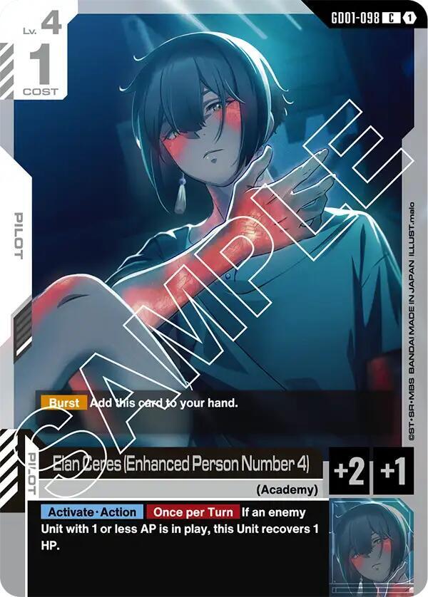 Elan Ceres (Enhanced Person Number 4) GD01-098 (Newtype Rising) 
