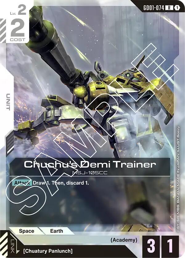 Chuchu's Demi Trainer GD01-074 (Newtype Rising)  - Holofoil