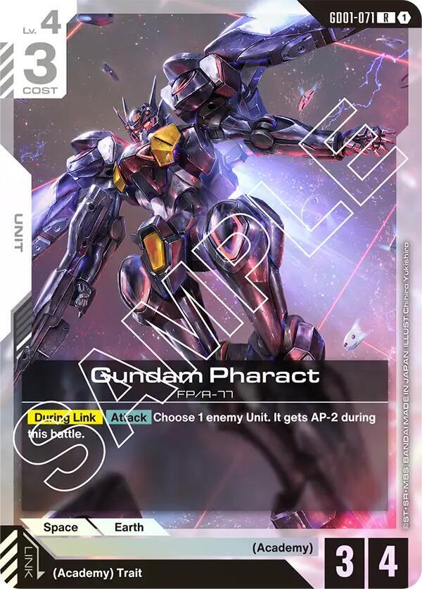 Gundam Pharact GD01-071 (Newtype Rising)  - Holofoil