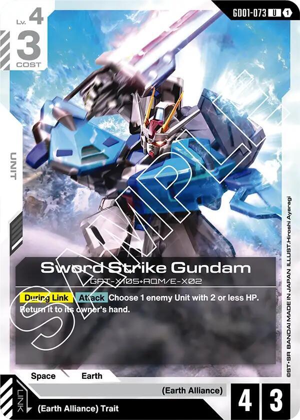 Sword Strike Gundam GD01-073 (Newtype Rising) 