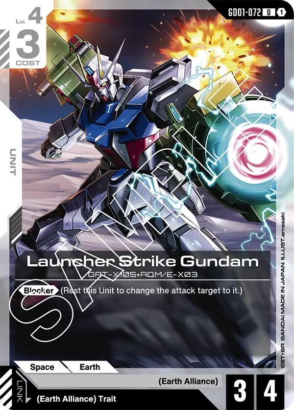 Launcher Strike Gundam GD01-072 (Newtype Rising) 
