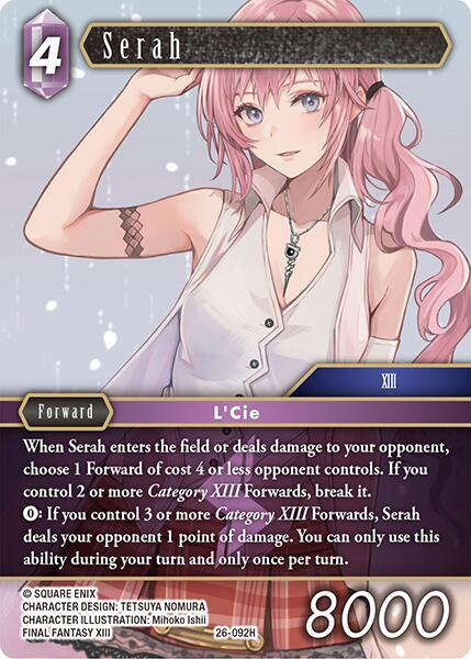 Serah 26-092H (Gunslinger in the Abyss) 