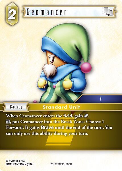 Geomancer 26-079C/15-080C (Gunslinger in the Abyss) 