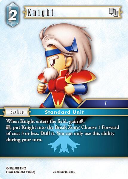 Knight 26-036C/15-038C (Gunslinger in the Abyss) 