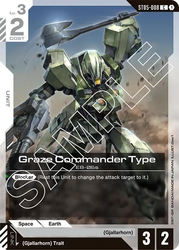 Graze Commander Type ST05-008 (Starter Deck 05: Iron Bloom) 