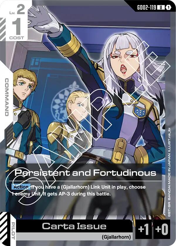 Persistent and Fortudinous GD02-119 (Dual Impact) 