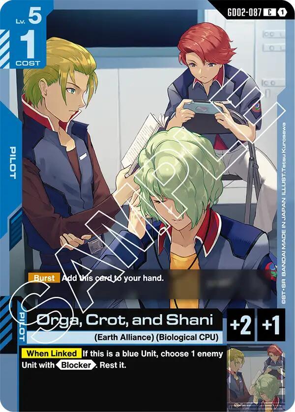 Orga Crot and Shani GD02-087 (Dual Impact) 
