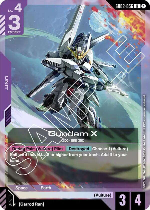 Gundam X GD02-056 (Dual Impact)  - Holofoil
