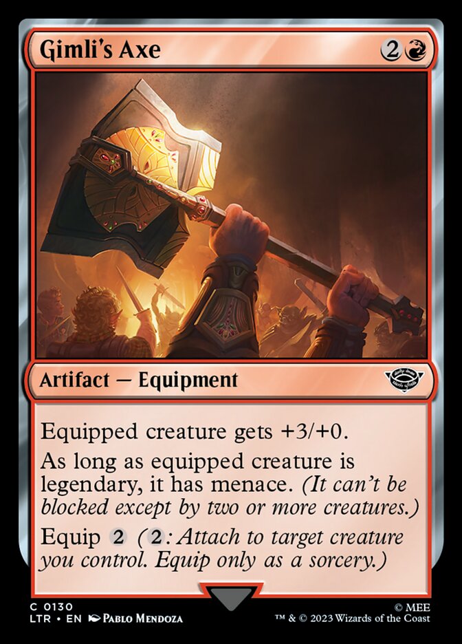 Gimli's Axe 130/281 (Universes Beyond: The Lord of the Rings: Tales of Middle-earth) 