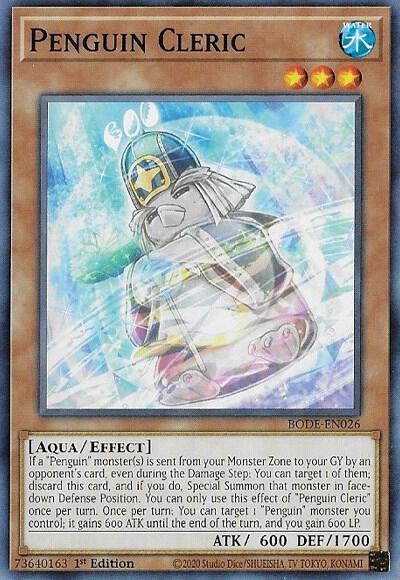 Penguin Cleric BODE-EN026 (Burst of Destiny)  - 1st Edition