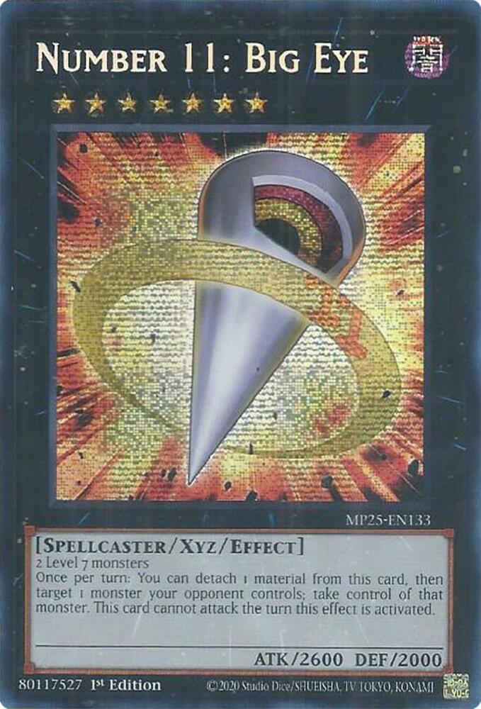Number 11 Big Eye MP25-EN133 (2025 Mega-Pack)  - 1st Edition