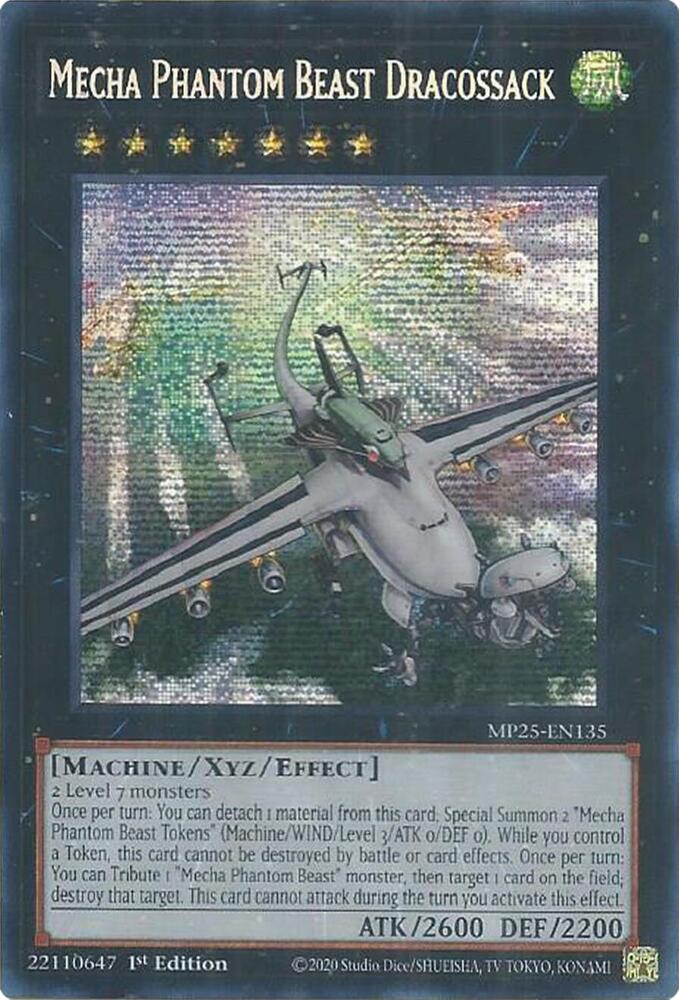 Mecha Phantom Beast Dracossack MP25-EN135 (2025 Mega-Pack)  - 1st Edition