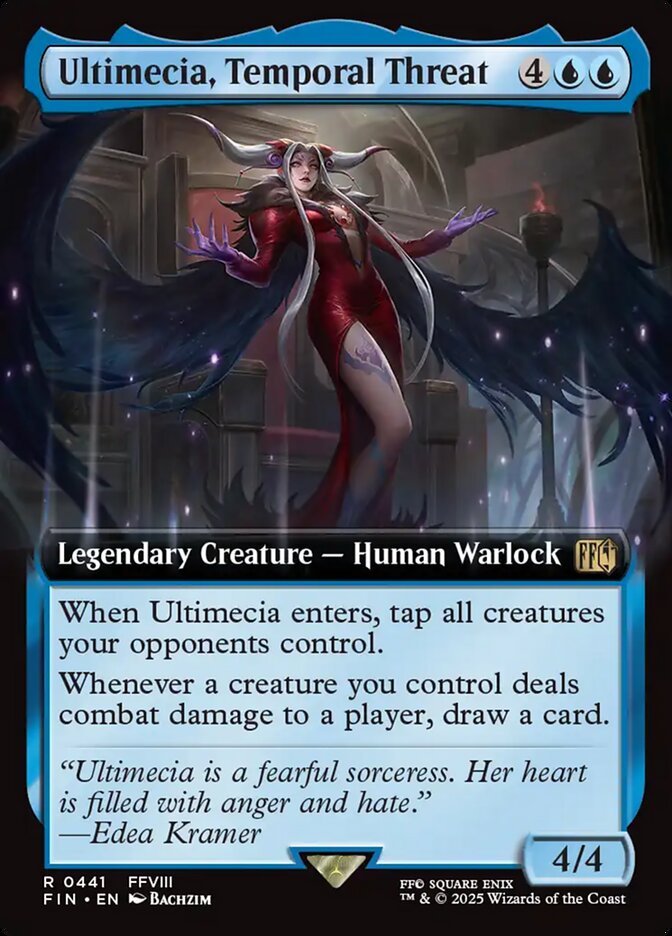 Ultimecia, Temporal Threat 441/309 (FINAL FANTASY)  - Extended Art Foil