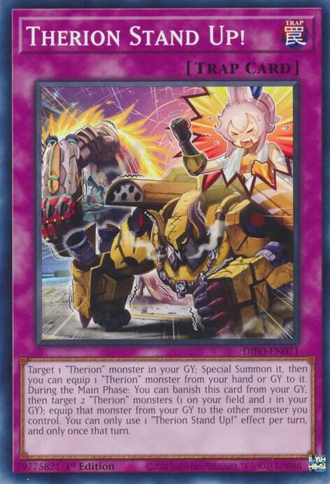 Therion Stand Up DIFO-EN071 (Dimension Force)  - 1st Edition