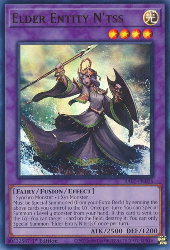 Elder Entity Ntss UR RA01-EN026 (25th Anniversary Rarity Collection)  - 1st Edition