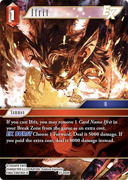 Ifrit EX 27-002H (Journey of Discovery) 