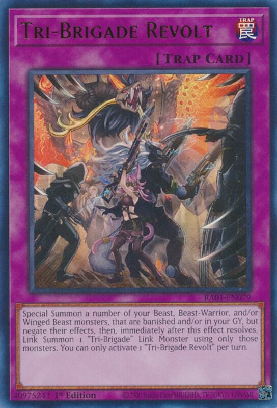 Tri Brigade Revolt UR RA01-EN079 (25th Anniversary Rarity Collection)  - 1st Edition