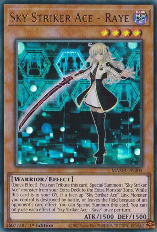 Sky Striker Ace - Raye MAMA-EN004 (Magnificent Mavens)  - 1st Edition