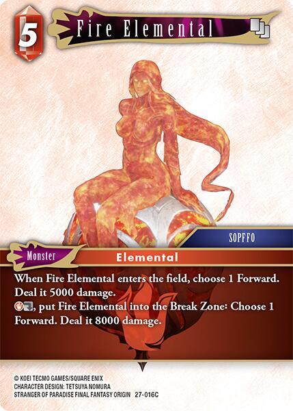 Fire Elemental 27-016C (Journey of Discovery) 