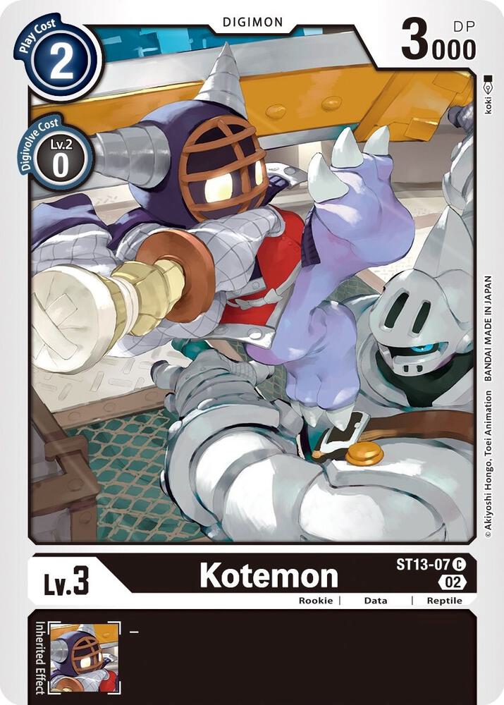 Kotemon ST13-07 C (Starter Deck 13: Ragnaloardmon) 